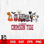 Alabama Crimson Tide Bluey Halloween Svg Eps Dxf Png File, Digital Download, Instant Download