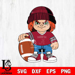 Alabama Crimson Tide Chucky Horror 4 Svg Eps Dxf Png File, NCAA svg, Digital Download, Instant Download