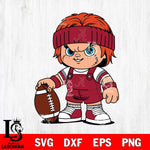 Alabama Crimson Tide Chucky Horror 5 Svg Eps Dxf Png File, NCAA svg, Digital Download, Instant Download