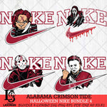 Alabama Crimson Tide Halloween Nike NCAA Bundle 4 Svg Eps Dxf Png File, Digital Download, Instant Download