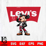 Alabama Crimson Tide Levis Mickey Mouse Svg Eps Dxf Png File, Digital Download, Instant Download