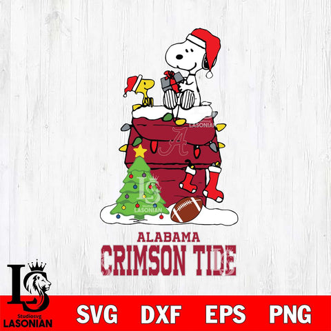 Alabama Crimson Tide Snoopy Sport 11 Svg Eps Dxf Png File, Digital Download