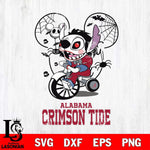 Alabama Crimson Tide Stitch Jigsaws Halloween Svg Eps Dxf Png File, Digital Download, Instant Download