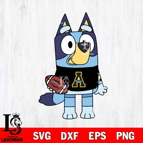 Appalachian State Mountaineers Bluey 2 Svg Eps Dxf Png File, Digital Download, Instant Download