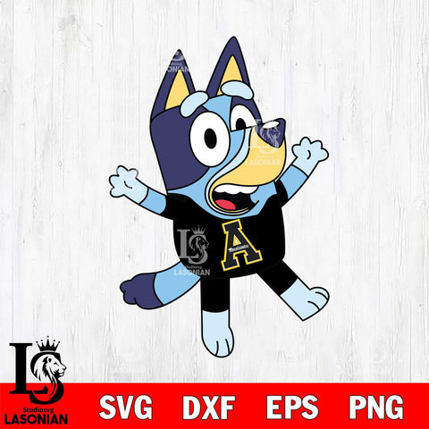 Appalachian State Mountaineers Bluey 3 Svg Eps Dxf Png File, Digital Download, Instant Download