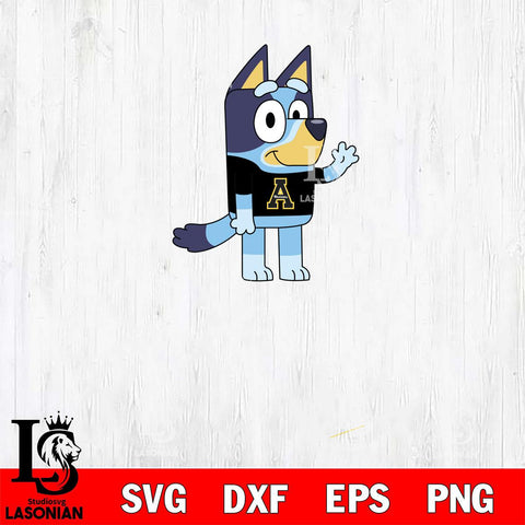 Appalachian State Mountaineers Bluey 5 Svg Eps Dxf Png File, Digital Download, Instant Download