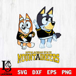 Appalachian State Mountaineers Bluey Chilli Mode Dance Svg Eps Dxf Png File, Digital Download, Instant Download