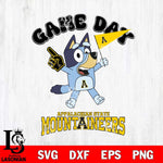 Appalachian State Mountaineers Bluey Game Day Svg Eps Dxf Png File, Digital Download, Instant Download