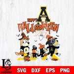 Appalachian State Mountaineers Bluey Halloween Family Svg Eps Dxf Png File, Digital Download, Instant Download