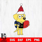 Appalachian State Mountaineers Bluey Lucky Christmas Svg Eps Dxf Png File, Digital Download, Instant Download