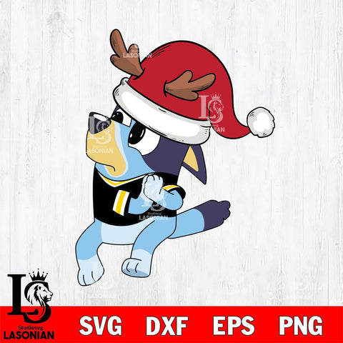 Appalachian State Mountaineers Bluey Santa Claus Christmas Svg Eps Dxf Png File, Digital Download, Instant Download