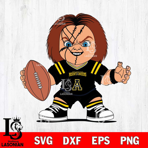 Appalachian State Mountaineers Chucky Horror 2 Svg Eps Dxf Png File, NCAA svg, Digital Download, Instant Download