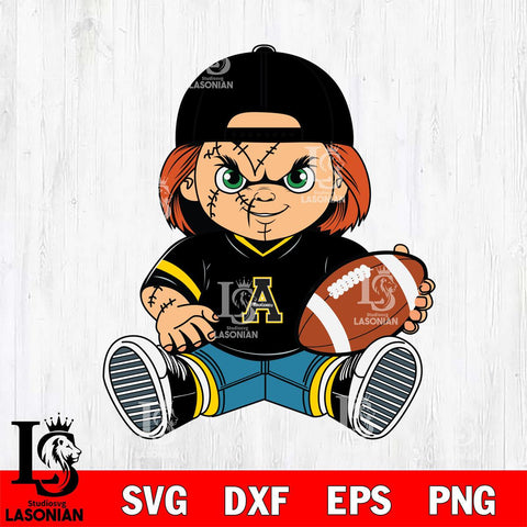 Appalachian State Mountaineers Chucky Horror 3 Svg Eps Dxf Png File, NCAA svg, Digital Download, Instant Download