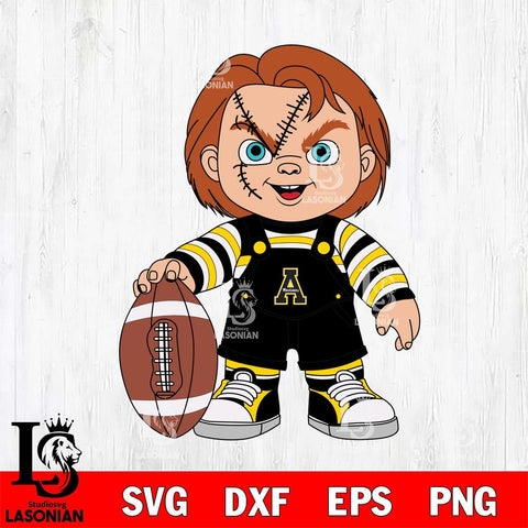 Appalachian State Mountaineers Chucky Horror 7 Svg Eps Dxf Png File, NCAA svg, Digital Download, Instant Download