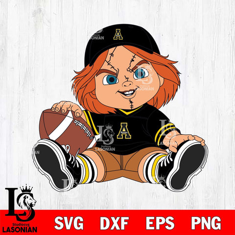 Appalachian State Mountaineers Chucky Horror 8 Svg Eps Dxf Png File, NCAA svg, Digital Download, Instant Download