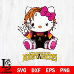 Appalachian State Mountaineers Hello Kitty Horror Svg Eps Dxf Png File, Digital Download