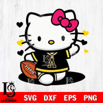 Appalachian State Mountaineers Hello Kitty sport 10 Svg Eps Dxf Png File, NCAA svg, Digital Download, Instant Download