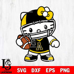 Appalachian State Mountaineers Hello Kitty sport 2 Svg Eps Dxf Png File, NCAA svg, Digital Download, Instant Download