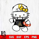 Appalachian State Mountaineers Hello Kitty sport 8 Svg Eps Dxf Png File, NCAA svg, Digital Download, Instant Download