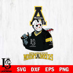 Appalachian State Mountaineers Jason Voorhees 10 Svg Eps Dxf Png File, Digital Download