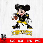 Appalachian State Mountaineers Mikey Mouse Disney, Svg Eps Dxf Png File, Digital Download