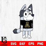 Appalachian State Mountaineers Muffin Bluey Svg Eps Dxf Png File, Digital Download, Instant Download