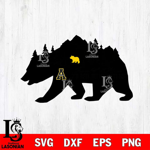 Appalachian State Mountaineers My Dad Walk With Me Svg Eps Dxf Png File, Digital Download, Instant Download