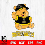 Appalachian State Mountaineers Pooh Bear Disney, Svg Eps Dxf Png File, Digital Download