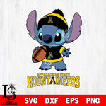 Appalachian State Mountaineers Stitch Disney, Svg Eps Dxf Png File, Digital Download