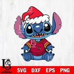 Arizona Cardinals Baby Stitch Christmas Svg Eps Dxf Png File, Digital Download, Instant Download