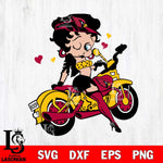 Arizona Cardinals Betty Boop And Badass Motor Svg Eps Dxf Png File, Digital Download, Instant Download