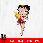 Arizona Cardinals Betty Boop Angel Svg Eps Dxf Png File, Digital Download, Instant Download