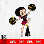 Arizona Cardinals Betty Boop Cheer Leader Svg Eps Dxf Png File, Digital Download, Instant Download