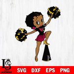 Arizona Cardinals Betty Boop Cheer Leader SVG Svg Eps Dxf Png File, Digital Download, Instant Download