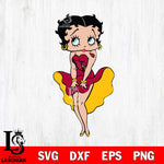 Arizona Cardinals Betty Boop Sexy Cheering Svg Eps Dxf Png File, Digital Download, Instant Download