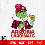 Arizona Cardinals Boujee Grinch Leopard Christmas Svg Eps Dxf Png File,Cricut svg files, Digital Download, Instant Download