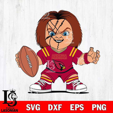 Arizona Cardinals Chucky Horror 2 Svg Eps Dxf Png File, NFL svg, Digital Download, Instant Download