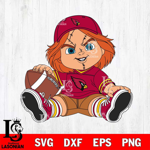 Arizona Cardinals Chucky Horror 8 Svg Eps Dxf Png File, NFL svg, Digital Download, Instant Download