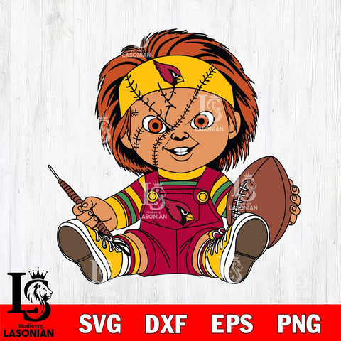 Arizona Cardinals Chucky Horror 9 Svg Eps Dxf Png File, NFL svg, Digital Download, Instant Download