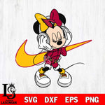 Arizona Cardinals Cute Minnie Mouse Dancing Svg Eps Dxf Png File, Digital Download, Instant Download