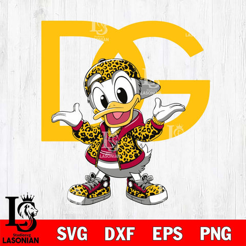 Arizona Cardinals Dolce And Gabbana Donald Duck Disney Svg Eps Dxf Png File, Digital Download, Instant Download