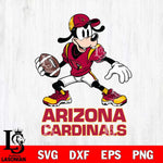 Arizona Cardinals Goofy Disney, Svg Eps Dxf Png File, Digital Download