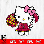 Arizona Cardinals Hello Kitty Cheerleader 12 Svg Eps Dxf Png File, Digital Download, Instant Download