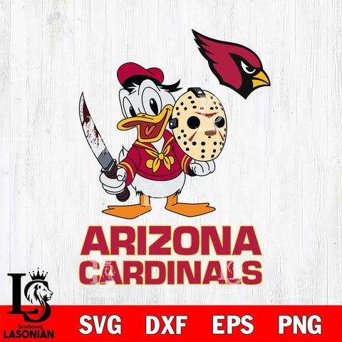 Arizona Cardinals Jason Voorhees 12 Svg Eps Dxf Png File, Digital Download