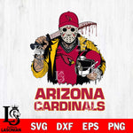 Arizona Cardinals Jason Voorhees 2 Svg Eps Dxf Png File, Digital Download