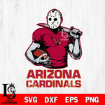 Arizona Cardinals Jason Voorhees 9 Svg Eps Dxf Png File, Digital Download