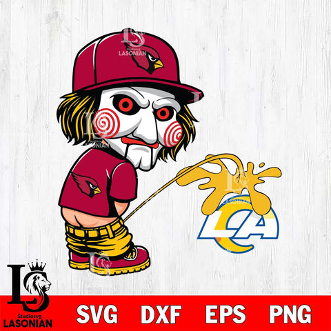 Arizona Cardinals Jigsaw Piss On Los Angeles Rams Svg Eps Dxf Png File, Digital Download, Instant Download