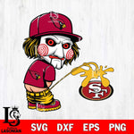 Arizona Cardinals Jigsaw Piss On San Francisco 49ers Svg Eps Dxf Png File, Digital Download, Instant Download