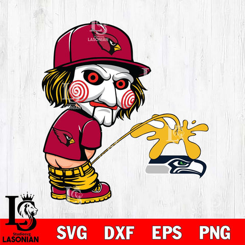 Arizona Cardinals Jigsaw Piss On Seattle Seahawks Svg Eps Dxf Png File, Digital Download, Instant Download