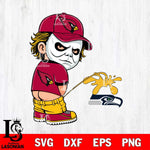 Arizona Cardinals Michael Myers Piss On Seattle Seahawks Svg Eps Dxf Png File, Digital Download, Instant Download